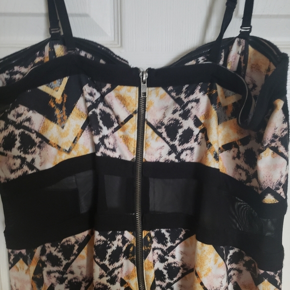 Material Girl Snakeskin print pushup dress - Picture 4 of 5